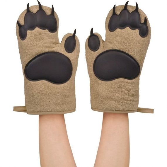 Benobby Kids - Une paire de gants anti-brûlure en silicone pour four, four à micro-ondes de cuisine épaississant des gants d'isolation thermique à 2562403268640 Y0001-FR1-K0004-220420-022