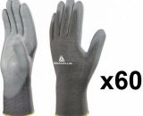 60 paires de Gants tricot polyamide / paume polyuréthane VE702PG Taille: 8 - Delta Plus  VE702PG08-60