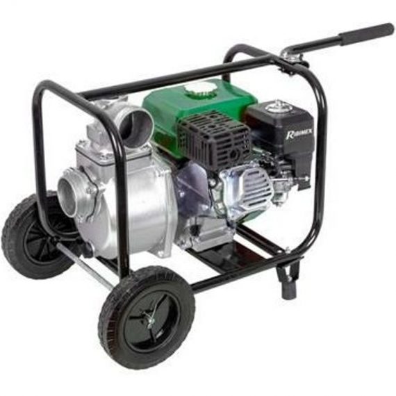 Ribimex - Motopompe thermique essence eaux claires 6 hp 212 cc 60m3 par heure sur roues 3700194420949 PRMPC212/60