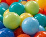 Kiddymoon - 100 ∅ 7Cm Balles Colorées Plastique Pour Piscine Enfant Bébé Fabriqué En eu, Vert Clair/Orange/Turquoise/Bleu/Babyblue/Jaune - vert 5902687418800 5902687418800