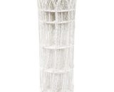 Bordure parisienne grillage plastifié blanc Filiac Hauteur 0,4 m - Longueur 10 m 3221888001416 F8000141