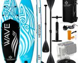 ® Kit de stand up paddle avec planche gonflable | planche de stand up paddle | planche de surf premium pour sports nautiques Épaisseur de 6 pouces | 4260692710847 21979