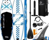 Kesser - Kit de stand up paddle avec planche gonflable | planche de stand up paddle | planche de surf premium pour sports nautiques Épaisseur de 6 4260663281048 21030