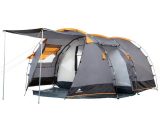 Tente tunnel pour 4 personnes 'Super ' | gris-noir / orange - Campfeuer 4260120771754 1018