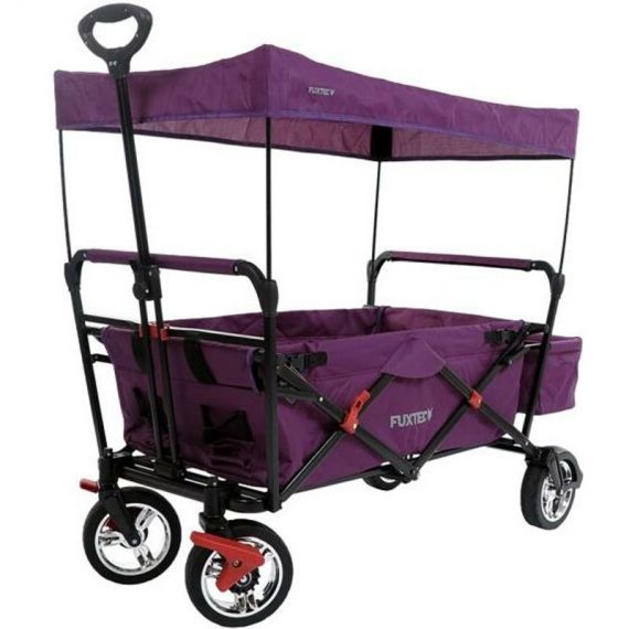 Chariot Fuxtec City Cruiser pourpre Family Fux - transport pliable 75 kg charge 4260586991833 CT-500PU