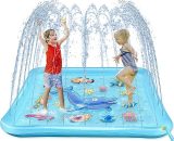 Benobby Kids - Splash Pad pour les tout-petits, Tapis Enfant de Jet d'eau,arroseur d'extérieur pour enfants, 67' Jouets aquatiques d'été, pataugeoire  Y0004-FR1-K0004-220414-015