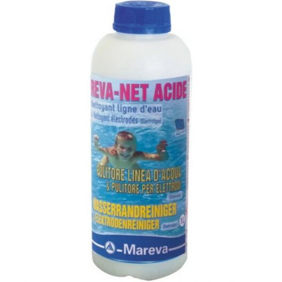 Nettoyant de ligne d'eau MAREVA Reva-net acide - 1 L - 150011U 3509981500112 150011U
