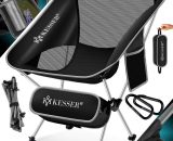 Kesser - ® Chaise de camping pliable rabattable | Chaise de pêche transportable | Chaise de camping | Chaise pliante jusqu’à 120 kg | Chaise de plage 4260635554668 23976