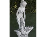 Fontaine Statue classique en pierre reconstituée Femme y Mer 46x31x88cm. 8435653111988 3161