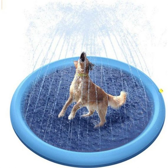 Benobby Kids - Pet spray pad chien arroseur pad pvc extérieur eau jouet pelouse jeu pad pulvérisation pool-150cm bord rond anti-dérapant  Y0001-FR2-Y0004-220616-080