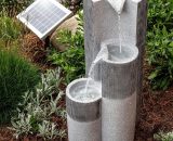 Fontaine de jardin solaire fontaine de batterie de fontaine d'eau fontaine solaire en cascade 101315 4260657631347 101315