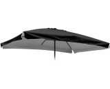Elios Parasols - Toile de remplacement pour parasol de jardin 3x2 rectangulaire Eden Noir avec lambrequin 7630377918191 TEED302FN