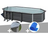 GRÉ - Kit piscine composite Avant-Garde ovale 6,64 x 3,86 x 1,24 m + Bâche hiver + Bâche à bulles 7061285155734 KPCOV66D-CIKPCO66-CVKPCO66