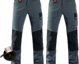 Kapriol - Lot de 2 Pantalons de travail ténéré pro gris + Ceinture Taille: l  32377x2/25037