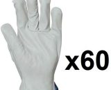Euro Protection - 60 paires de gants cuir tout fleur europrotection MO2240 - Taille: 9  2239-60