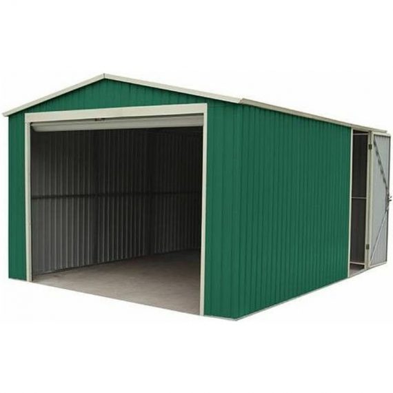 Gardiun - Garage Voiture Métallique Leicester - 17,3 m² Extérieur 512x338x243 cm 8436038129642 8436038129642