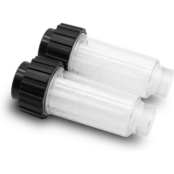 Pack de 2 filtres à eau avec cartouche pour tous les nettoyeurs haute pression Karcher avec raccord d'eau 3/4' Macaron 9466991642659 MACA-002554