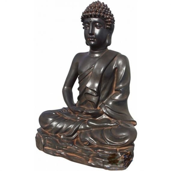 Anaparra - Estatue Bouddha CACERES 100x142cm. Pierre reconstituée Couleur Oxyde 8435653128801 FRARACACOXI