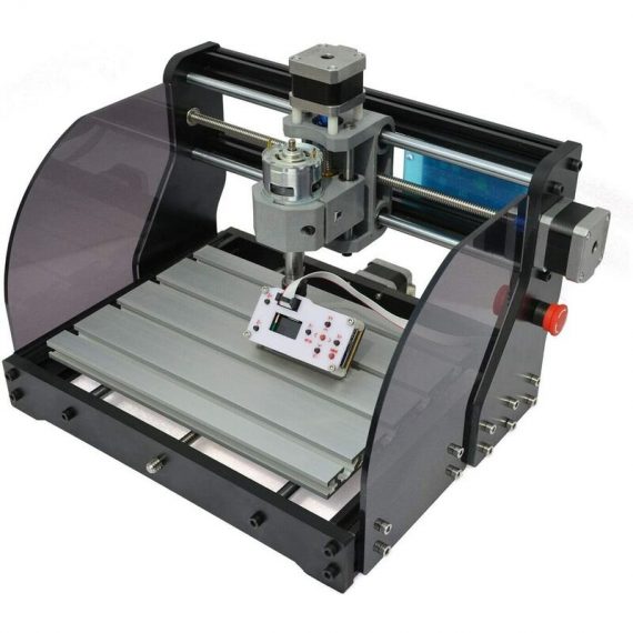 Etoile - Fraiseuse/graveuse CNC 3018-Pro Machine de gravure laser avec cadre en aluminium Commande ER11GRBL Contrôleur hors ligne Interrupteur  20210422536