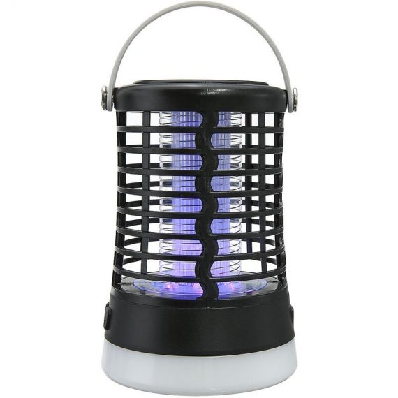 Lampe anti-moustique uv de type choc électrique à led Piège à moustiques photocatalyseur électronique à l'extérieur et à l'intérieur Noir Jmax 9394822909353 JMP2261596