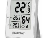 Elegiant EOX-3301 Megnet Hygromètre interieur numérique Thermomètre Capteur d'humidité et de température (blanc) Jmax 9394822901753 JMP6157832