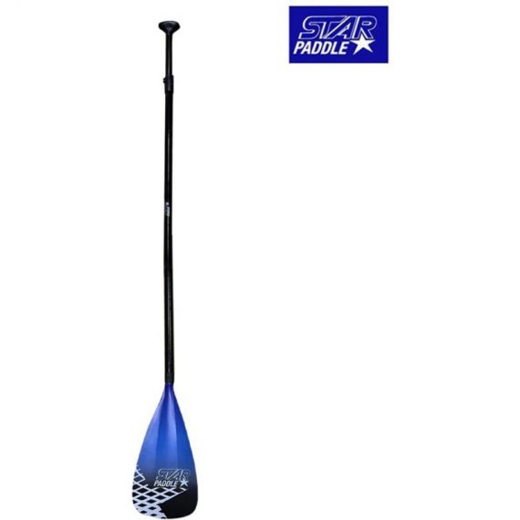 Pagaie SUP SPIRIT Carbone Star Paddle - 3 sections - Ajustable 165/215cm 3700691416070 PB-RPAD607