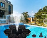 Lumière solaire de piscine à jet d'eau à LED, lumière de piscine flottante étanche IP68, lumière de baignoire à changement de couleur, lumière de 2562403263928 Y0001-FR1-K0005-220421-035
