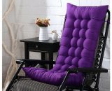 Coussin de chaise longue pour meubles de terrasse, coussin de chaise plus épais et confortable sans gravité pour le bureau à domicile intérieur  Y0001- FR2-DMX-MG-20220301039