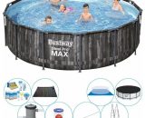 Pack de piscine - Bestway Steel Pro MAX Wood 427x107 cm 8720574953954 8720574953954