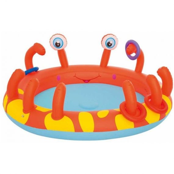 Bouée gonflable 165x150xH63 cm avec fontaine Play Center Baby Crab Pool 53058 BESTWAY 3701107762279 DF536261