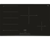 Bosch - table de cuisson à induction 80cm 4 feux 7400w flexinduction noir - pxe831fc1e noir 4242002942155 pxe831fc1e
