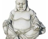 Anaparra - Statue Bouddha richesse 17cm. Pierre reconstituée Couleur Mousse 8435653120973 FRVAIRRIQZAMUSGO
