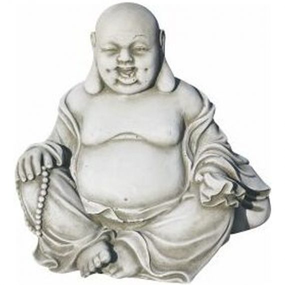 Anaparra - Statue Bouddha richesse 17cm. Pierre reconstituée Couleur Mousse 8435653120973 FRVAIRRIQZAMUSGO