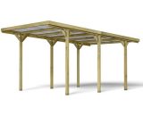 Forest Style - Carport bois 1 voiture Jean - 14,2m² - Forest-Style 3598740049191 3598740049191