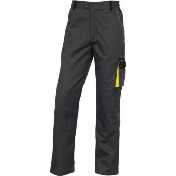 Pantalon de travail d-mach - gris/jaune Delta Plus Taille m - Jaune 3295249174378 DMPANGJTM