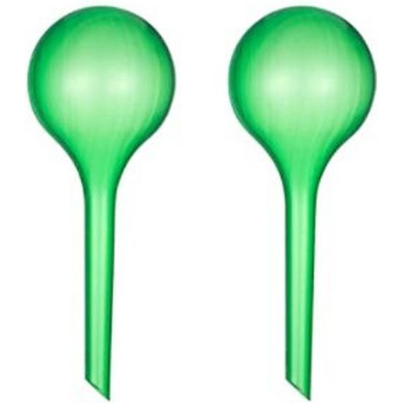 Elle - Lot de 2 ampoules d'arrosage pour plantes, abreuvoirs automatiques de 5 cm, système d'arrosage automatique (vert)  RA-031041