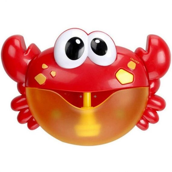 Crabe Bubble Maker Musical Baby Bath Toy Battery Operated Automatisé Bubble Spout Jouets Créatifs pour Enfants en Bas Âge Enfants Bubble Bath Douche 4262178001098 XQ-111055