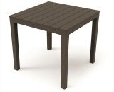 Table carrée modulable, Made in Italy, 78 x78x72 cm, couleur marron 8009271020313 8009271020313