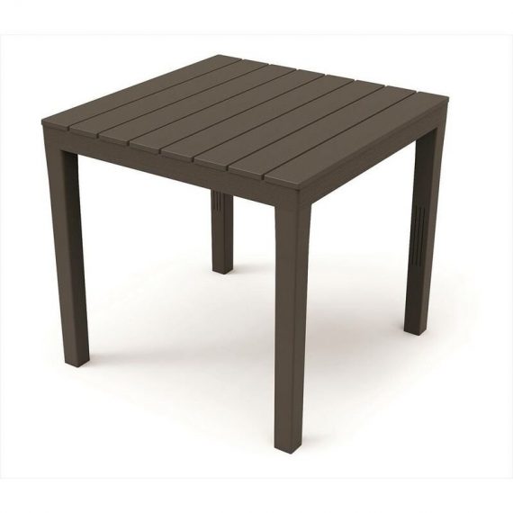 Table carrée modulable, Made in Italy, 78 x78x72 cm, couleur marron 8009271020313 8009271020313