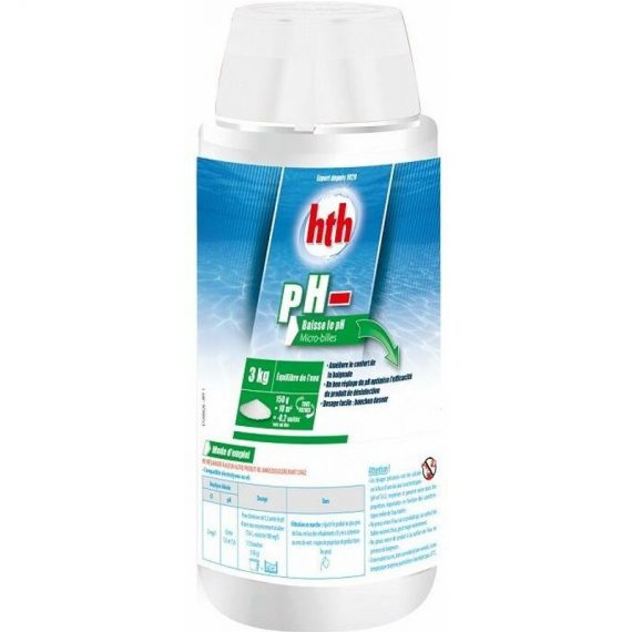 HTH - pH Moins - Micro-billes pH Moins 3kg 3521686006140 232977