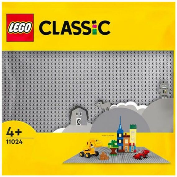 ® Classic 11024 La plaque de construction Grise - Gris - Lego 5702017185279 771324