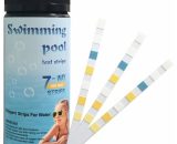Lifcausal - 100pcs piscine spa bandelettes de test qualité de l'eau du spa 7 en 1 papier de test chlore résiduel ph valeur alcalinité dureté 4502190678817 DS_HI9283_2207LJL