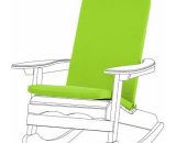 Gardenista - Coussin de rechange pour fauteuil Adirondack en tissu imperméable, Lime 5056086063748 NL GP G15 ARD B398 Lime