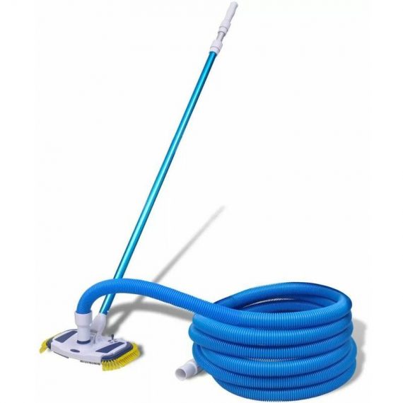 Aspirateur pour nettoyer la piscine avec un poteau télescopique et un tube flexible Aspirateur de piscine avec manche télescopique et tuyau 7436308163100 90506