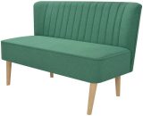 Sofa minimal moderne salon salon Studio Fabrics Canapé 117 x 55,5 x 77 cm Tissu Vert 7423742941968 QjA5M0tSTlI2Mw