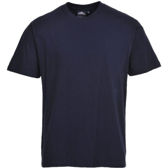 Tee shirt de travail Portwest Turin 100% coton Bleu Marine S - Bleu Marine 5036108095162 44843