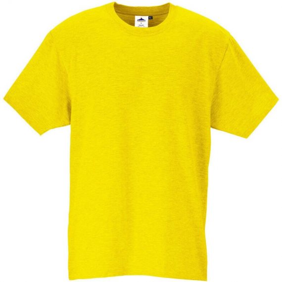 T-Shirt Premium Turin couleur : Jaune taille xxxl Portwest 5036108273447 B195YERXXXL