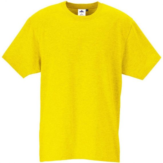T-Shirt Premium Turin couleur : Jaune taille xxl Portwest 5036108273430 B195YERXXL