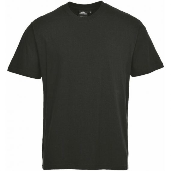 Tee shirt de travail Turin 100% coton Noir S - Noir - Portwest 5036108166510 93852