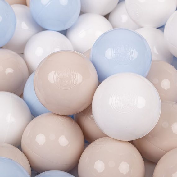 700 Balles/7Cm Balles Colorées Plastique Pour Piscine Enfant Bébé Fabriqué En EU, Beige Pastel/Bleu Pastel/Blanc - beige pastel/bleu pastel/blanc 5905054804640 5905054804640